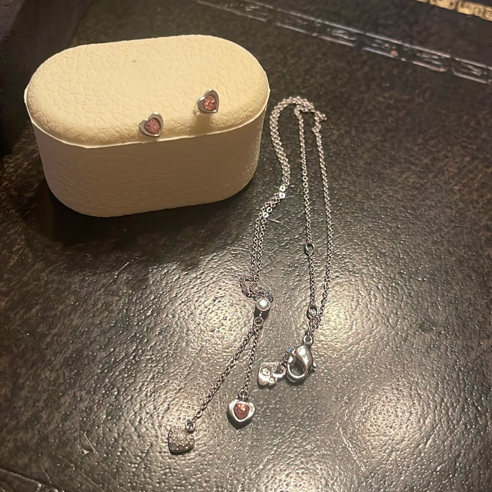 SWAROVSKI NECKLACE AND EARRINGS